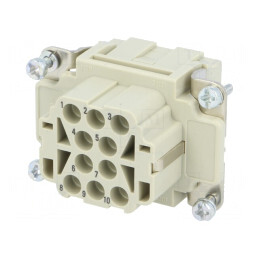 Conector HDC inserturi de contact mamă Han EE 10 PE | Electronic-mag.ro | Componente Electronice