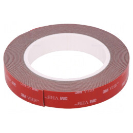 Bandă adezivă acrilică gri 19mm x 5m 3M VHB GPH 110 | Electronic-mag.ro | Componente Electronice