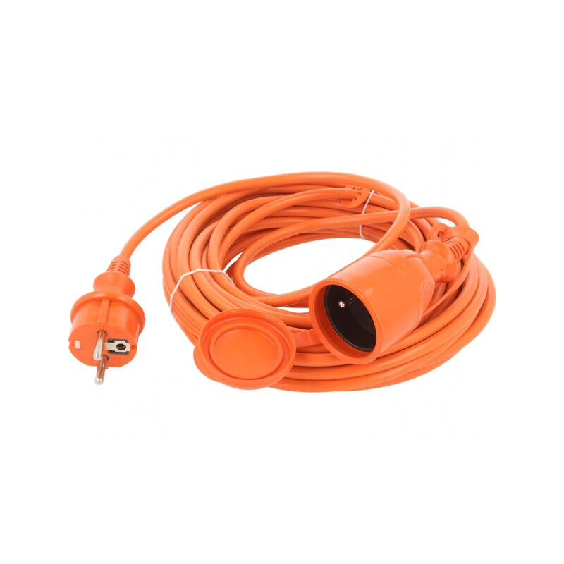 Prelungitor alimentare portocaliu 10m 10A | Electronic-mag.ro | Componente Electronice