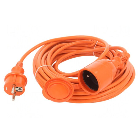 Prelungitor alimentare portocaliu 10m 10A | Electronic-mag.ro | Componente Electronice