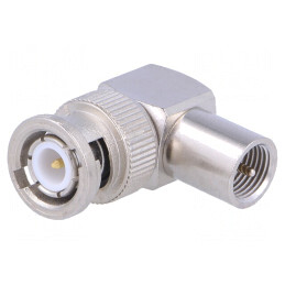Adaptor BNC Tată FME Tată Unghi 90° | Electronic-mag.ro | Componente Electronice