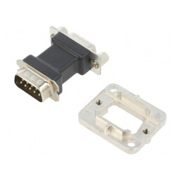 D-SUB Feedthrough 9P M-F | Electronic-mag.ro | Componente Electronice