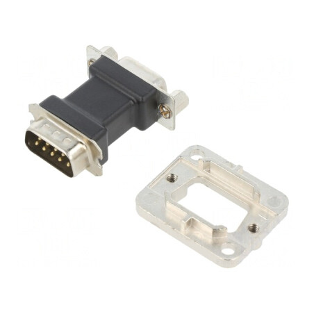 D-SUB Feedthrough 9P M-F | Electronic-mag.ro | Componente Electronice