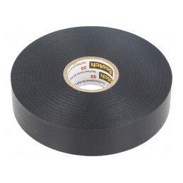 Bandă Electroizolantă Neagră 19mm x 33m | Electronic-mag.ro | Componente Electronice