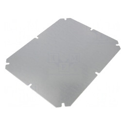 Placă de montare oţel 215mm x 265mm | Electronic-mag.ro | Componente Electronice