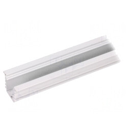 Profil Aluminiu Îngropat 2m pentru Module LED Albă | Electronic-mag.ro | Componente Electronice
