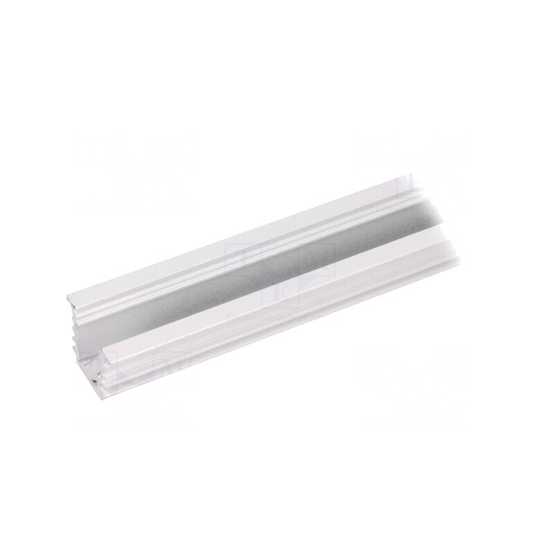 Profil Aluminiu Îngropat 2m pentru Module LED Albă | Electronic-mag.ro | Componente Electronice