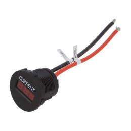 Ampermetru Digital 0-20A LED 7-33VDC | Electronic-mag.ro | Componente Electronice