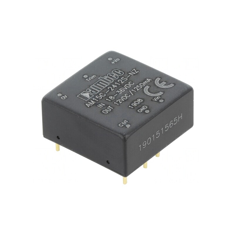 Convertor DC/DC 15W 18-36V la 12V 1.25A | Electronic-mag.ro | Componente Electronice Convertor DC/DC 15W 18-36V la 12V 1.25A | Electronic-mag.ro | Componente Electronice