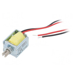 Electromagnet: de tragere | Ualim: 24VDC | Putere: 1,6W | Forță: 2,5N | B17M-L-154-B-3