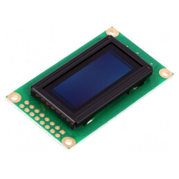 Afișaj OLED Alfanumeric 8x2 Alb 58x32x10mm 16PIN | Electronic-mag.ro | Componente Electronice