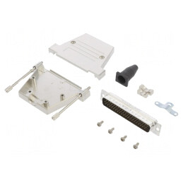 D-Sub HD PIN 62 tată drept lipire pe cablu 11,5mm aurit | Electronic-mag.ro | Componente Electronice
