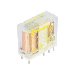 Releu electromagnetic DPDT 24VDC 15A | Electronic-mag.ro | Componente Electronice