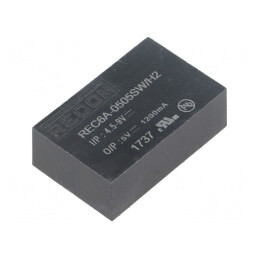 Convertor DC/DC 6W 4.5-9V la 5V 1.2A DIP24 | Electronic-mag.ro | Componente Electronice