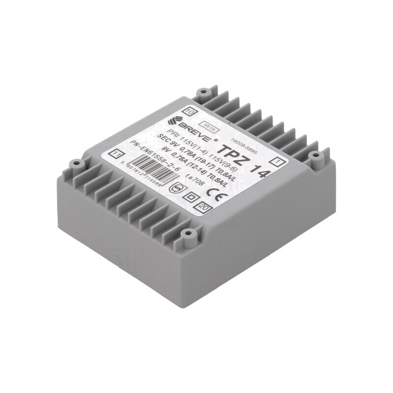 Transformator de Alimentare 14VA 115/230V 9V PCB | Electronic-mag.ro | Componente Electronice