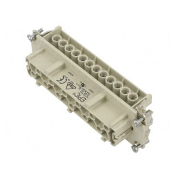 Conector EPIC H-BE 24 16A Mamă 10197100 | Electronic-mag.ro | Componente Electronice