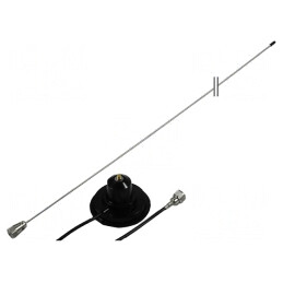 Antenă CB Hustler IC-100 1m 4dBi UHF | Electronic-mag.ro | Componente Electronice