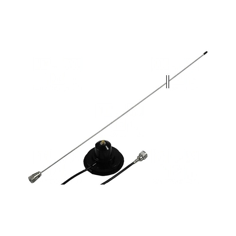 Antenă CB Hustler IC-100 1m 4dBi UHF | Electronic-mag.ro | Componente Electronice