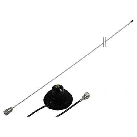 Antenă CB Hustler IC-100 1m 4dBi UHF | Electronic-mag.ro | Componente Electronice