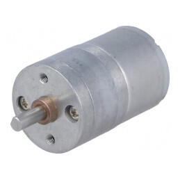 Motor: DC | cu transmisie | 2÷7,5VDC | 600mA | Ax: crestătură D | 20: 1 | FIT0495-I