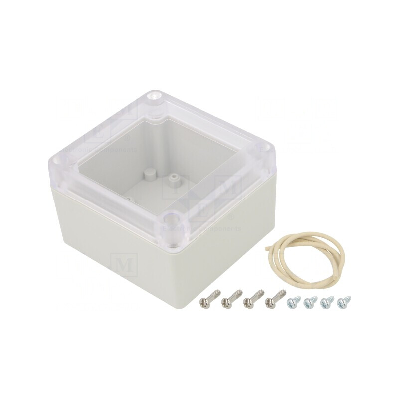 Carcasă universală policarbonat 80x85x55mm Ritec | Electronic-mag.ro | Componente Electronice