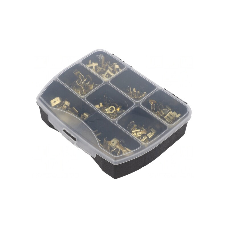 Conectori Crimpat Neizolat - Set 180 Buc. | Electronic-mag.ro | Componente Electronice