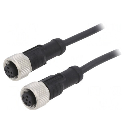 Cablu senzori/automatizări 5 PIN M12-M12 2m | Electronic-mag.ro | Componente Electronice