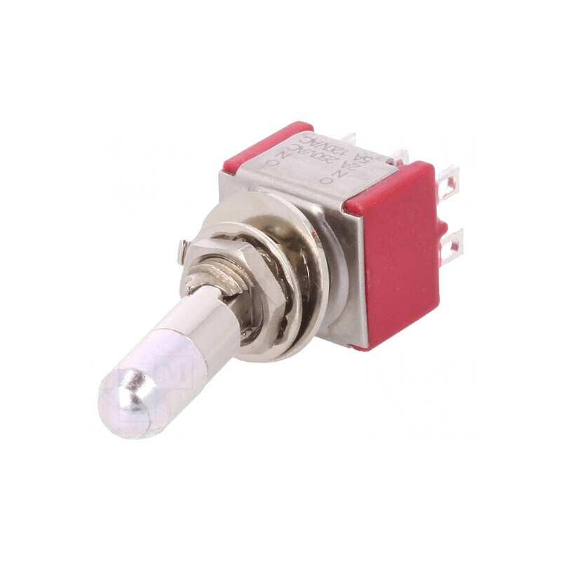Comutator Basculant DPDT ON-ON 2A 250VAC 5A 28VDC IP40 | Electronic-mag.ro | Componente Electronice Comutator Basculant DPDT ON-ON 2A 250VAC 5A 28VDC IP40 | Electronic-mag.ro | Componente Electronice
