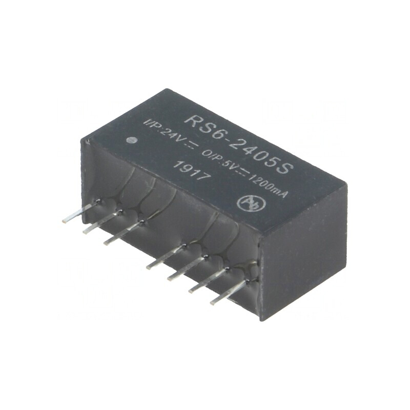 Convertor DC/DC 6W 18-36V la 5V 1.2A SIP8 | Electronic-mag.ro | Componente Electronice