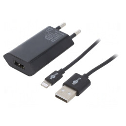 Alimentator Pulsatoriu 5VDC 5W Ştecher EU Negru | Electronic-mag.ro | Componente Electronice