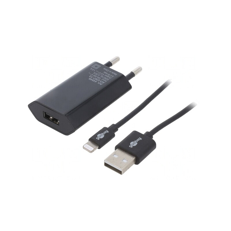 Alimentator Pulsatoriu 5VDC 5W Ştecher EU Negru | Electronic-mag.ro | Componente Electronice