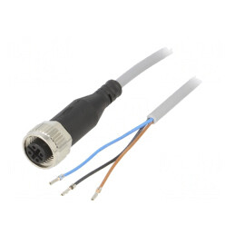 Cablu Conectare M12 3 PIN 2.5m 250VAC 4A