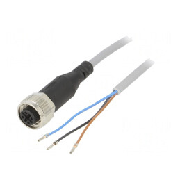Cablu Conectare M12 3 PIN 2.5m 250VAC 4A | Electronic-mag.ro | Componente Electronice