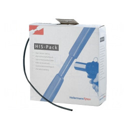 Manşon termocontractabil 3,2mm 10m negru | Electronic-mag.ro | Componente Electronice