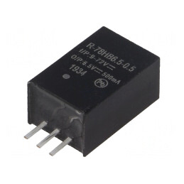 Convertor DC/DC 9-72V la 6.5V 0.5A SIP3 | Electronic-mag.ro | Componente Electronice