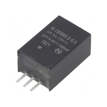 Convertor DC/DC 4,5W 14-72V la 9V 0,5A SIP3 | Electronic-mag.ro | Componente Electronice