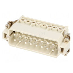 Conector HDC Inserturi Contact Tată 16A 16P | Electronic-mag.ro | Componente Electronice