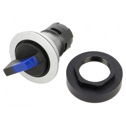 Comutator rotativ 22mm cu suport stabil 1 poziție | Electronic-mag.ro | Componente Electronice