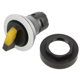 Comutator Rotativ 22mm 1 Poziție Stabilă | Electronic-mag.ro | Componente Electronice