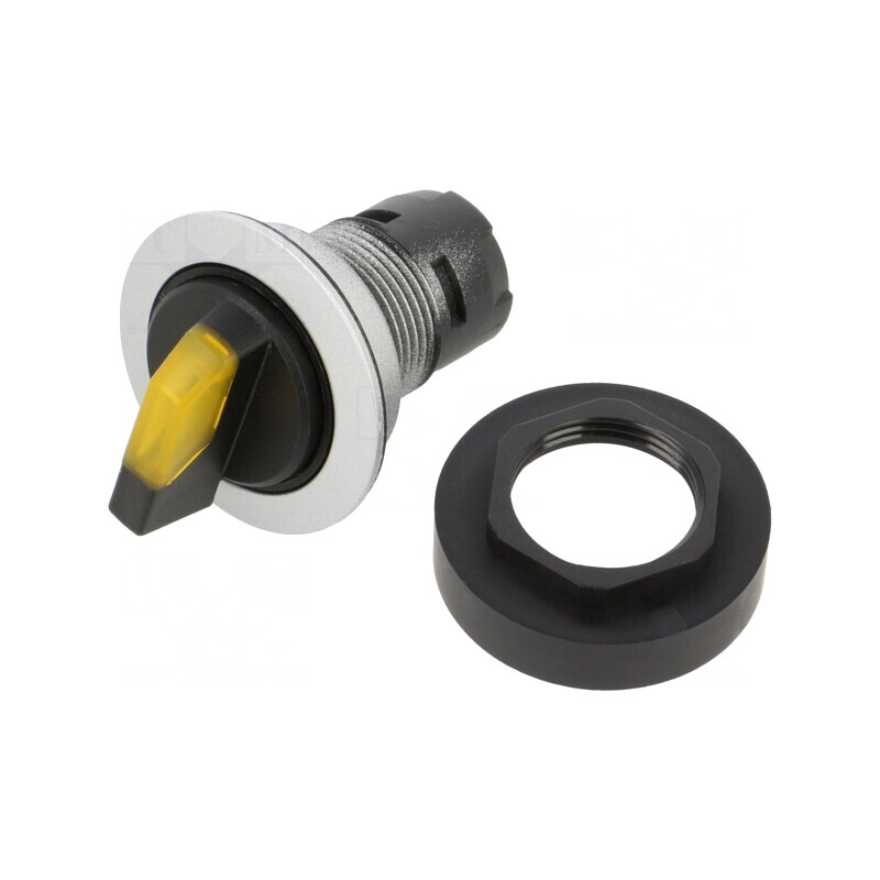 Comutator Rotativ 22mm 1 Poziție Stabilă | Electronic-mag.ro | Componente Electronice