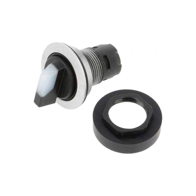 Comutator Rotativ 22mm cu Suport Poziție Stabilă | Electronic-mag.ro | Componente Electronice