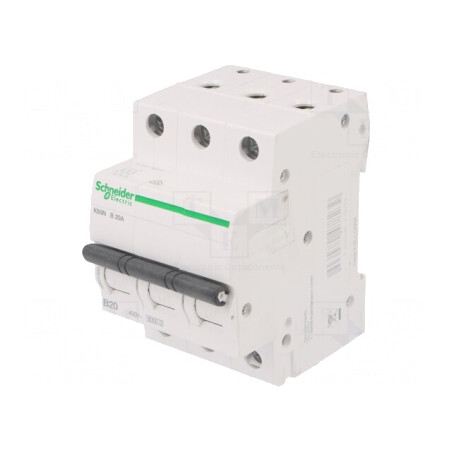 Întrerupător de Supracurent 20A 3P 6kA 230/400VAC | Electronic-mag.ro | Componente Electronice