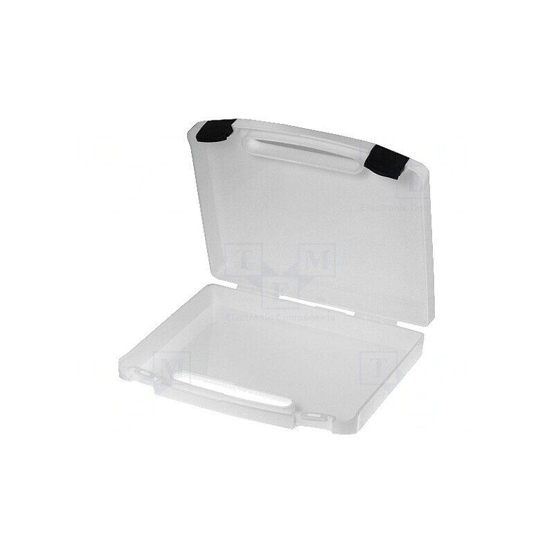 Valiză de Transport Plastic Albă 240x170x42mm | Electronic-mag.ro | Componente Electronice