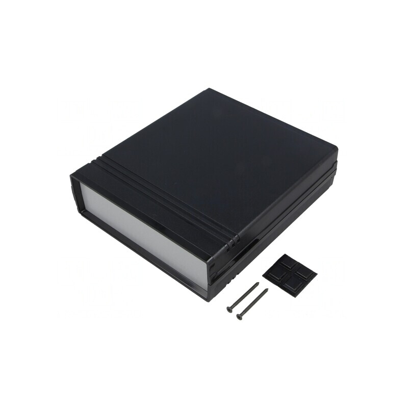 Carcasă ABS Neagră cu Panou 154x173x47 mm | Electronic-mag.ro | Componente Electronice