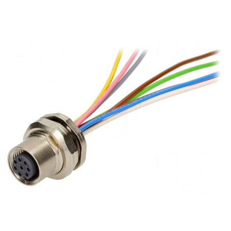 Soclu M12 PIN 8 mamă cablu 0,5m DeviceNet/CANopen | Electronic-mag.ro | Componente Electronice