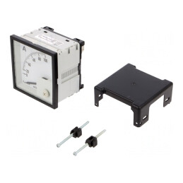 Ampermetru Panou AC 0-100A Clasa 1.5 50-60Hz 72x72x68mm | Electronic-mag.ro | Componente Electronice