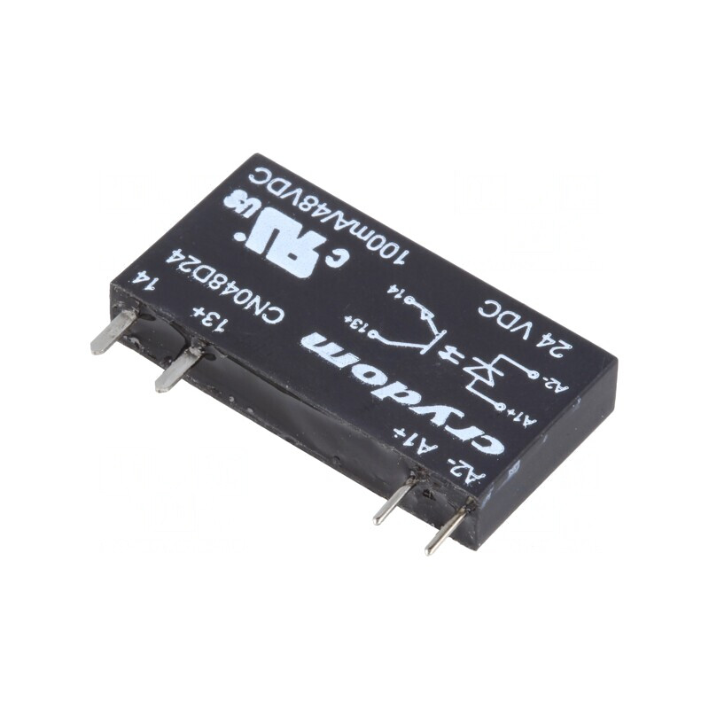 Releu Semiconductor 15-30VDC 100mA 0-48VDC THT SIP CN048D24 | Electronic-mag.ro | Componente Electronice