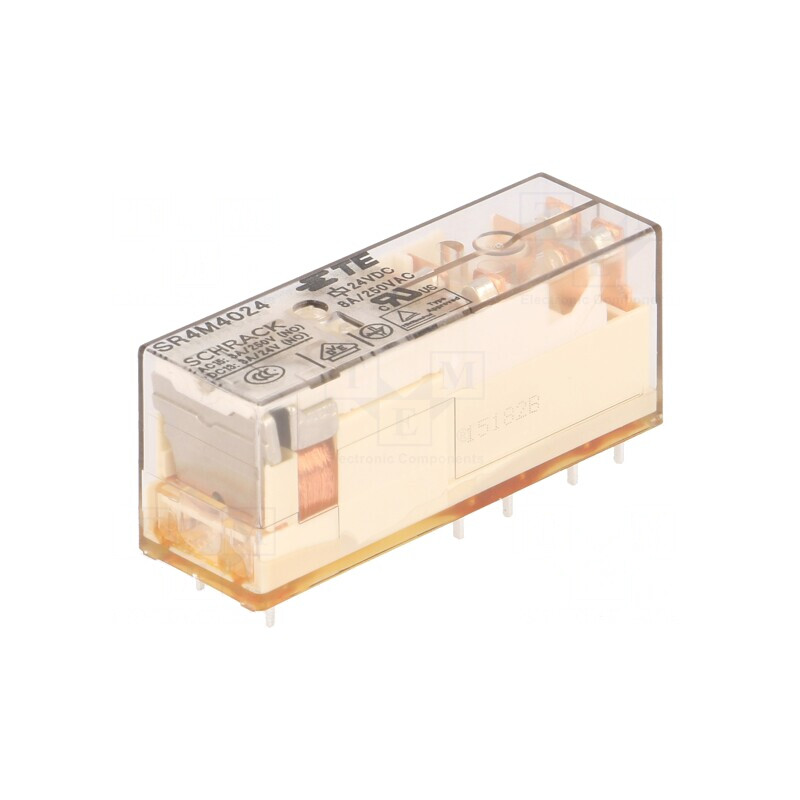 Releu Electromagnetic 24VDC 8A 3PST-NO SPST-NC | Electronic-mag.ro | Componente Electronice