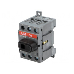 Separator-întrerupător Poli 3 pentru șină DIN 16A OT | Electronic-mag.ro | Componente Electronice