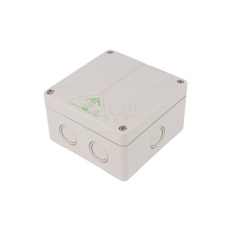 Cutie de conexiuni polistiren 110x110x67 mm | Electronic-mag.ro | Componente Electronice